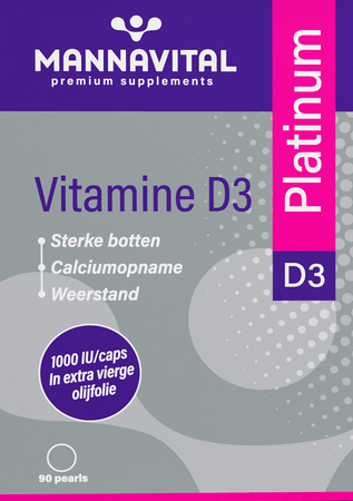 Mannavital Vitamine D3 Platinum Capsule 90