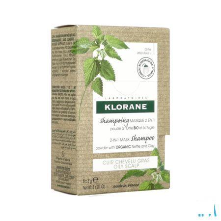 Klorane Capilaire Masker Reinigend Brandnetel 8X3G