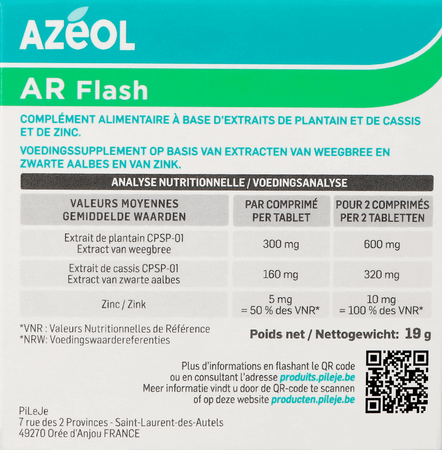 Azeol Ar Flash Tabl 30