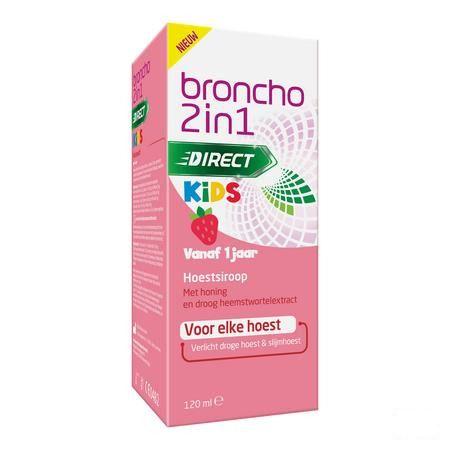 Broncho 2In1 Kids Cough Syrup 120 ml  -  Perrigo