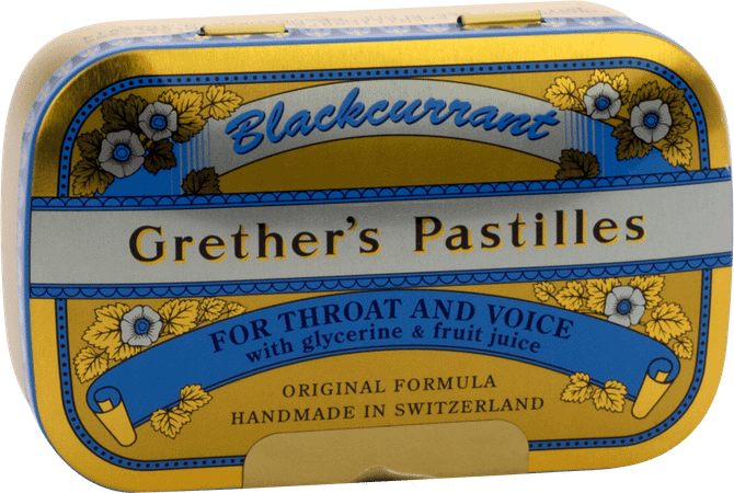 Blackcurrant Grethers Past 110 gr  -  Melisana