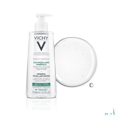 Vichy Pt Micellair Water Vette Gemengde Huid 400 ml  -  Vichy