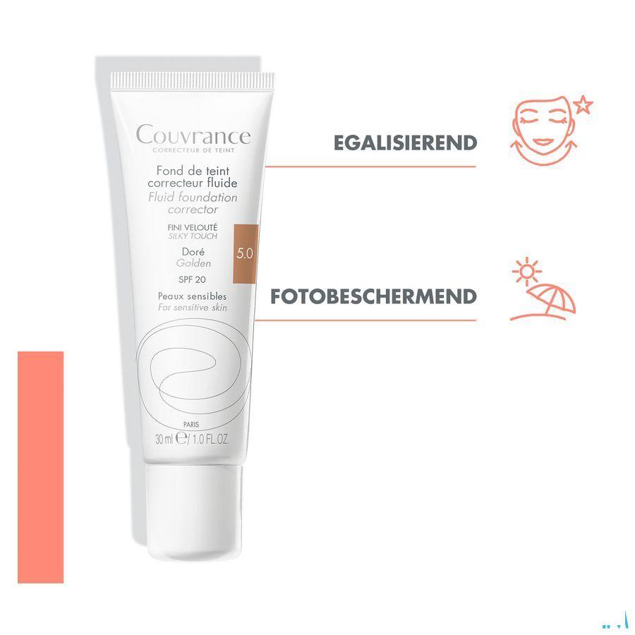 Avene Couvrance Fdt Correct. Fluide 5 Dore 30 ml  -  Avene