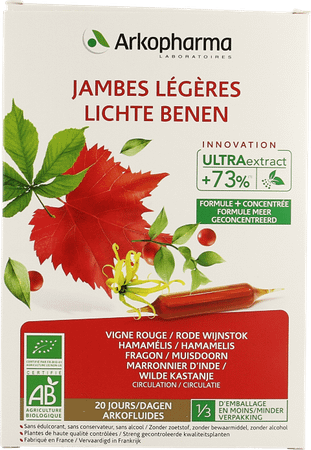 Arkofluide Lichte Benen Bio Ampullen 20  -  Arkopharma