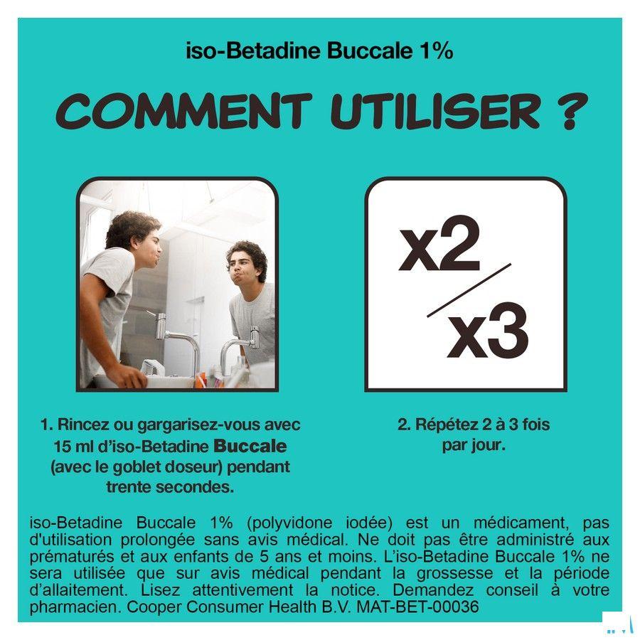 Iso Betadine 1% Mondwater 200 ml Ready To Use