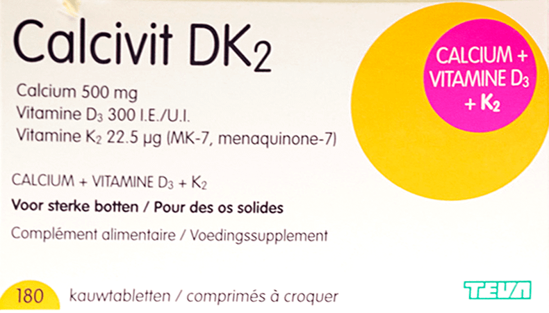 Calcivit Dk2 Kauwtabletten 180 