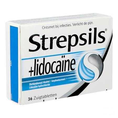 Strepsils + Lidocaine Pastille 36