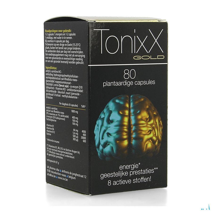 Tonixx Gold Caps 80 Nf  -  Ixx Pharma