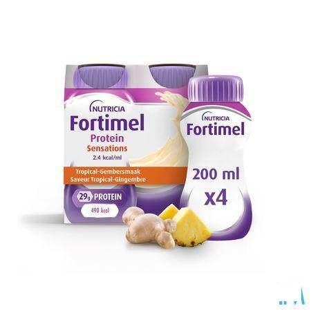 Fortimel Protein 2.4Kcal Tropisch Gember 4 x 200 ml