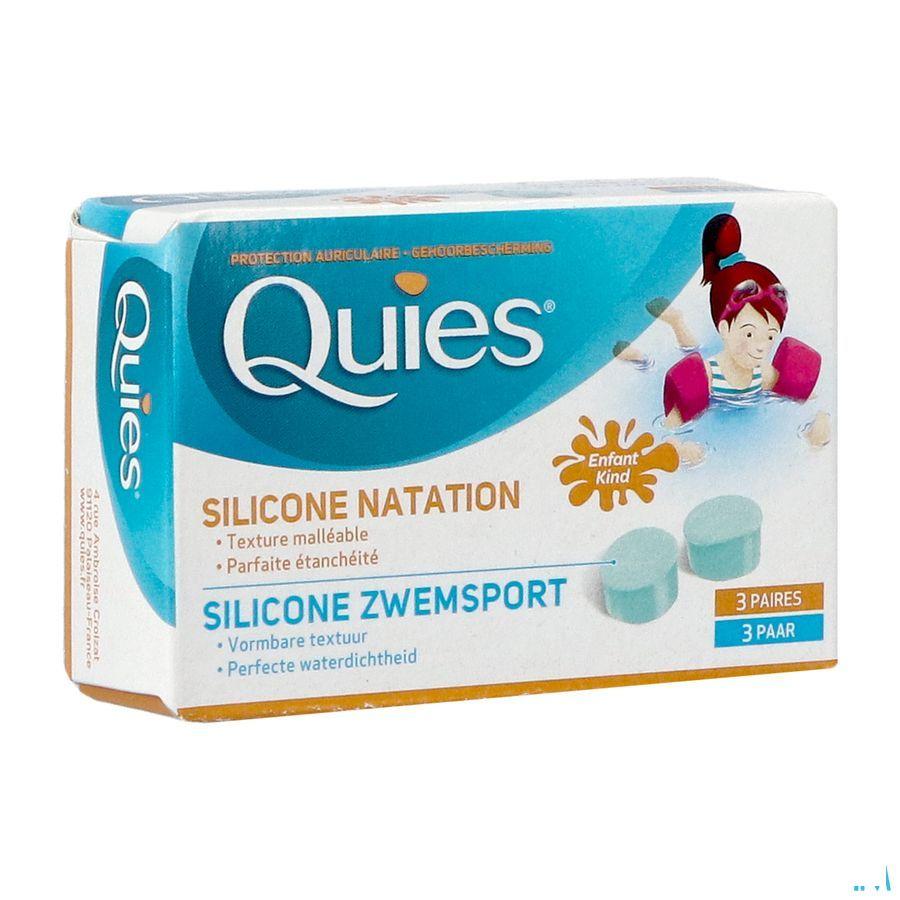 Quies Protection Auditive Natation Enf Sil.3paires  -  Quies