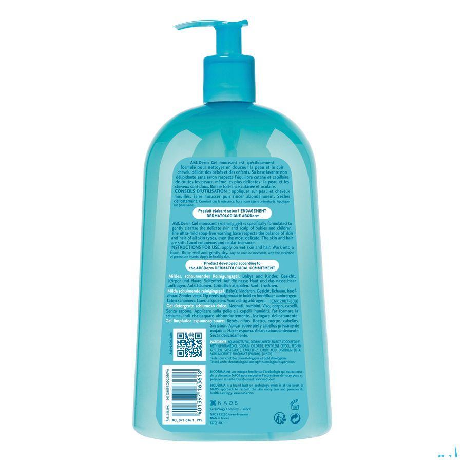 Bioderma Abc Derm Schuimende Gel 1l