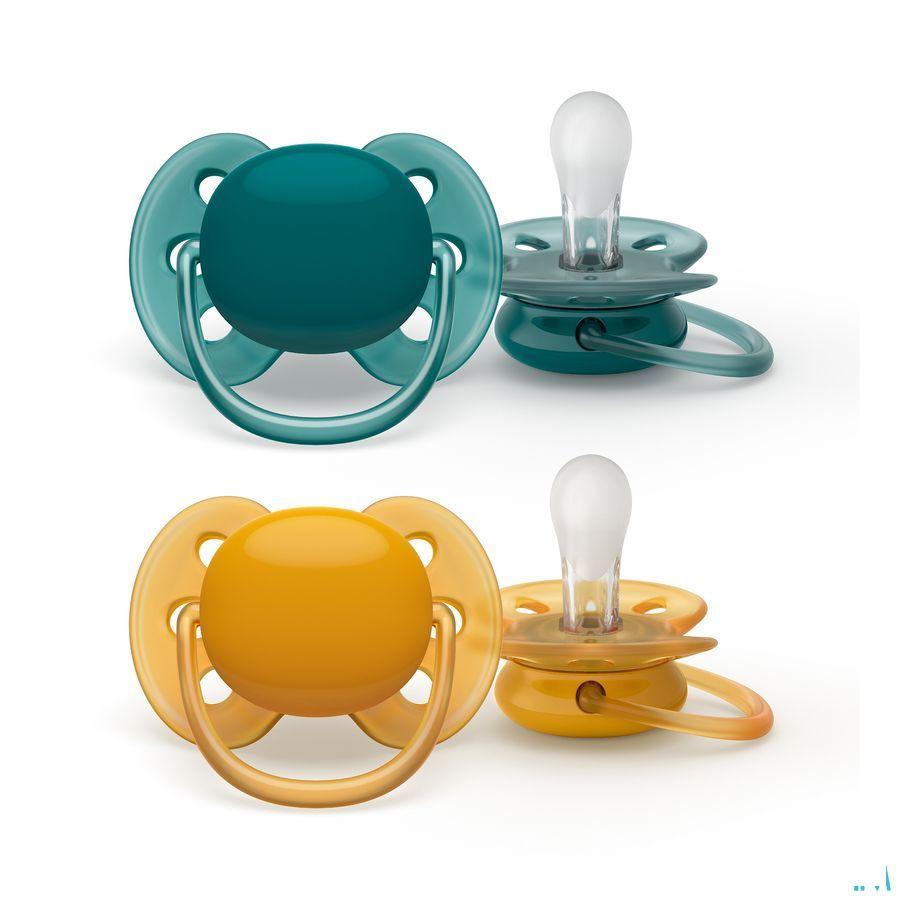 Philips Avent Fopspeen Green Yellow +6M