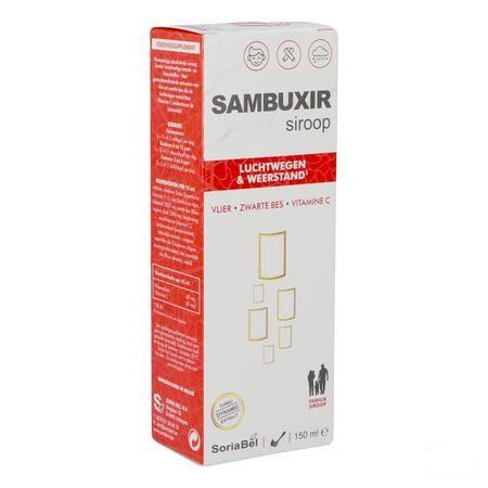Soria Sambuxir Siroop Vlierbes 150 ml  -  Soria Bel