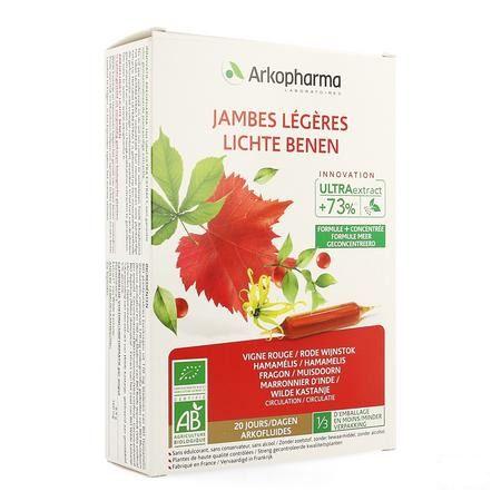 Arkofluide Lichte Benen Bio Ampullen 20  -  Arkopharma