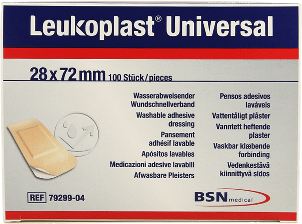 Leukoplast Universal 28x72mm 100