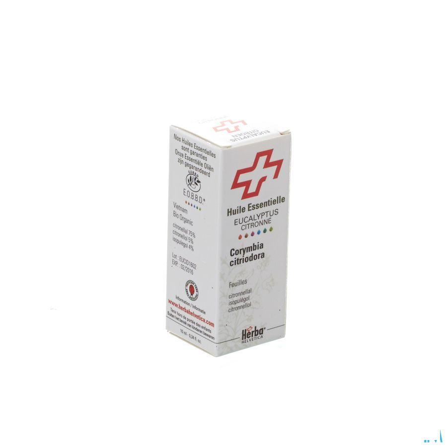 Citroen Eucalyptus Blad Herba Helv. Essentiele Olie 10 ml