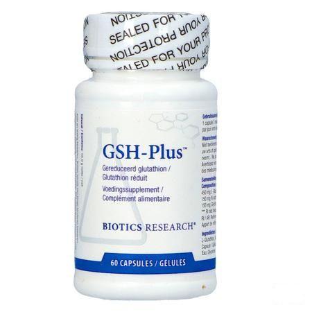 Biotics GSH-Plus (glutathion réduit) 60 gélules  -  Energetica Natura