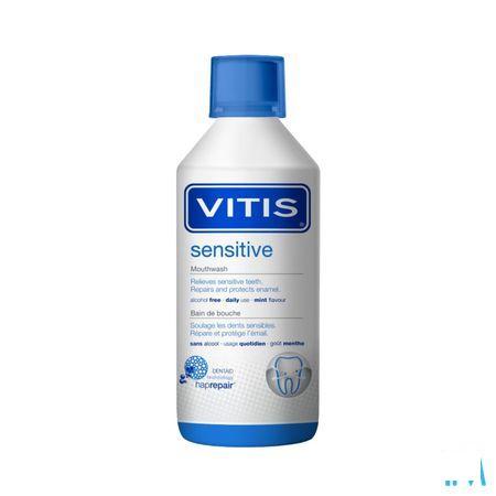 Vitis Sensitive Mondspoelmiddel 500 ml  -  Dentaid