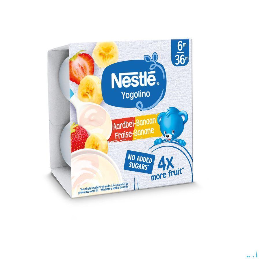 Nestle Yogolino Fraise Banane 4 x 90 gr
