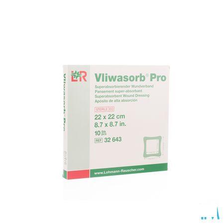 Vliwasorb Pro Pansement 22X22Cm 10 32643