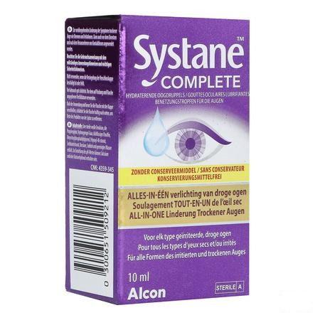 Systane Complete Zonder Bewaarmiddel Flacon 10 ml 