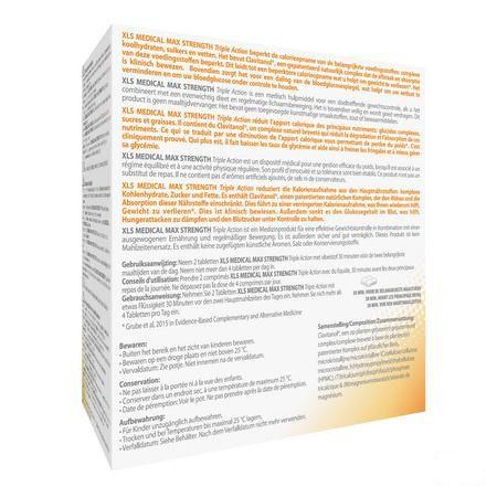 Xls Medical Maximum Strength Tabletten 120