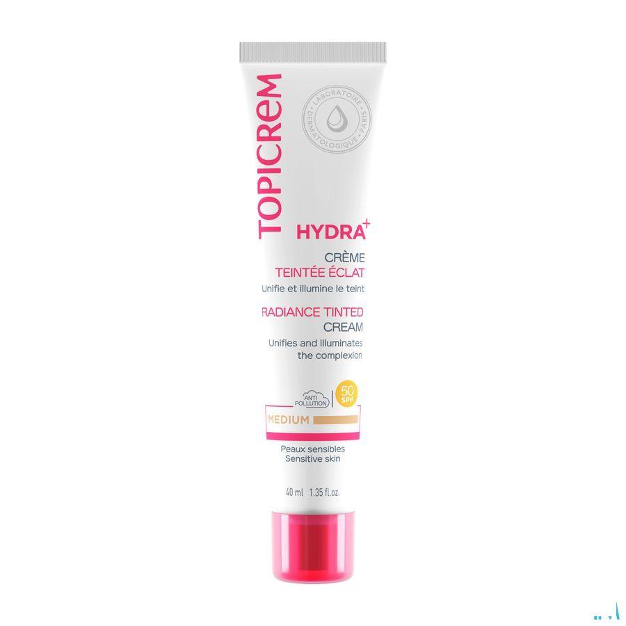 Topicrem Hydra+ Getinte Cr Eclat Medium 40 ml