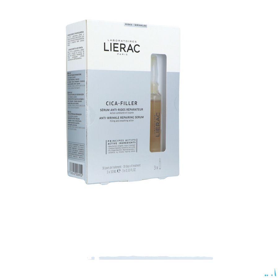 Lierac Cica Filler Serum Anti rimpel Herst.amp 3x10 ml