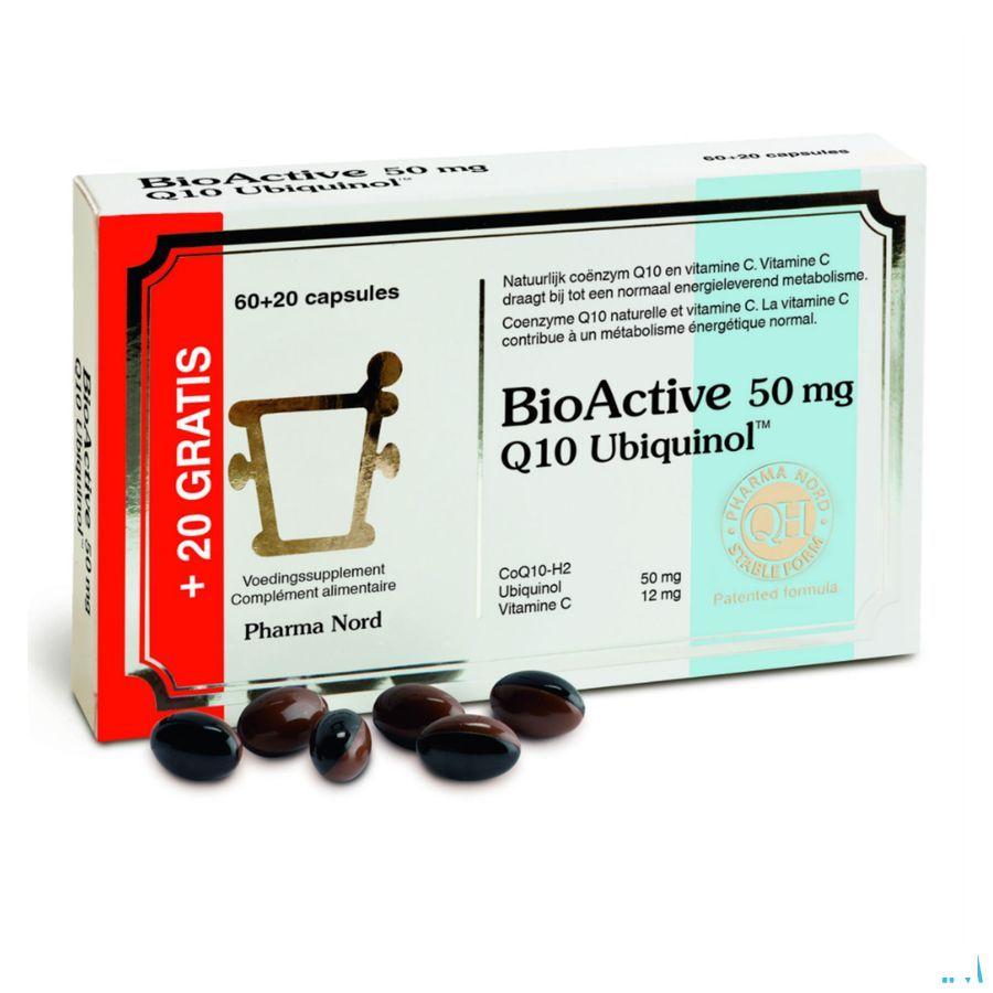 Bioactive Q10 50 mg 60 + 20 Capsule  -  Pharma Nord