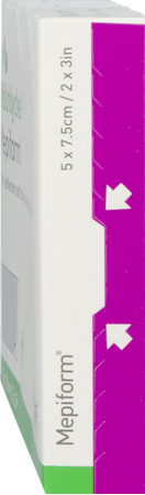 Mepiform Verband Adhesive Litteken Ster 5x 7,5cm 5 pc/st  293200  -  Molnlycke Healthcare