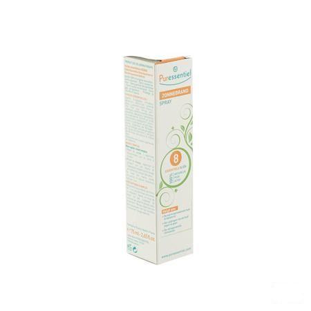 Puressentiel Zonnebrand Spray 8 Essentiele Olie 75 ml  -  Puressentiel