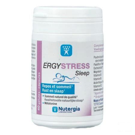 Ergystress Sleep Caps 40  -  Laboratoire Nutergia