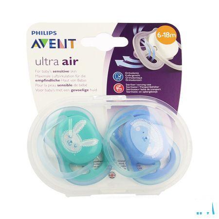 Philips Avent Fopspeen + 6m Air Boy Deco Scf344/22  -  Bomedys