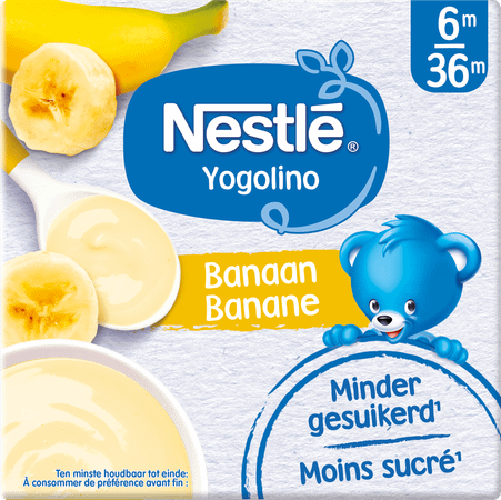 Nestle Yogolino Banana 4x100 gr  -  Nestle