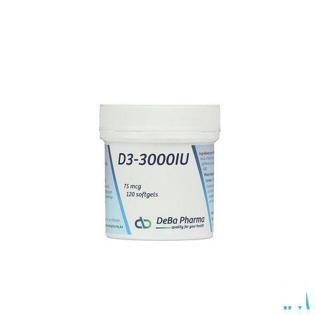 D3 3000 Iu Capsule 120  -  Deba Pharma