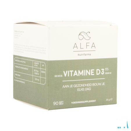 Alfa Vitamine D3 2000iu Softgels 90  -  Nutrifarma