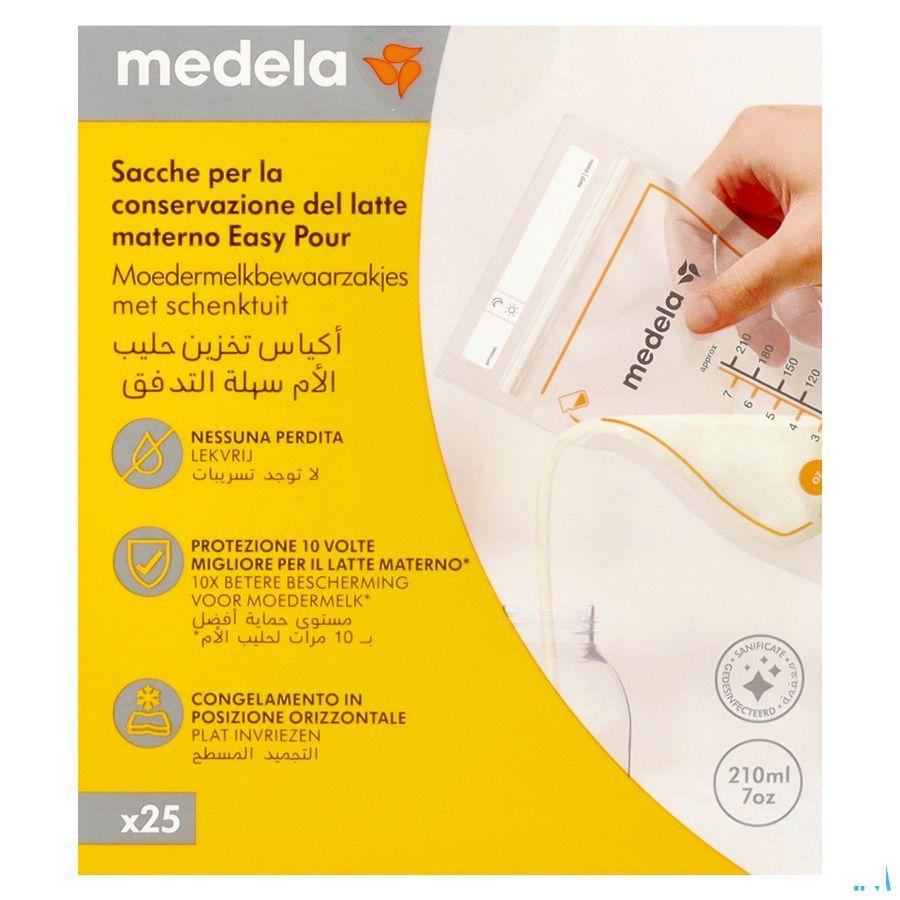 Medela Sach.Conserv. Lait Mat.Versement Facile 25