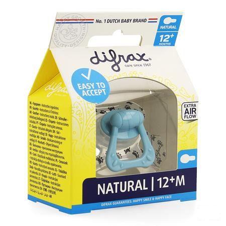 Difrax Fopspeen Natural 12 + M  -  Difrax