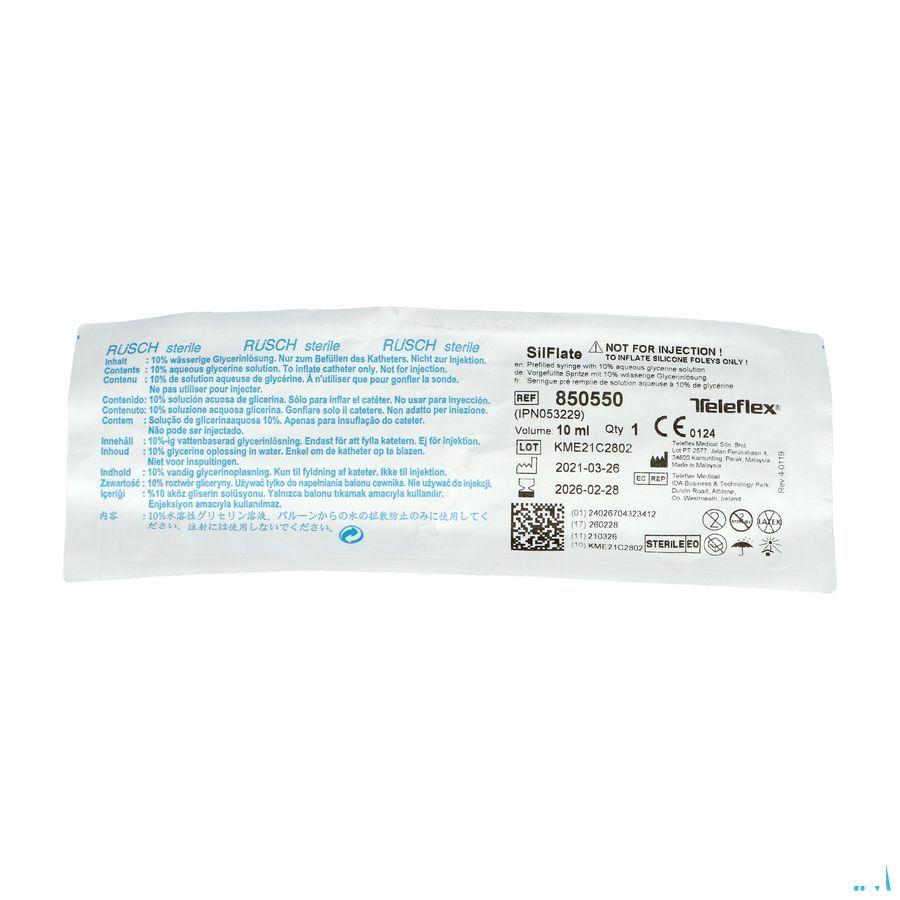 Ruschcare Siflate Voorg.Spuit +10%Sol Aq.Glyc 10 ml