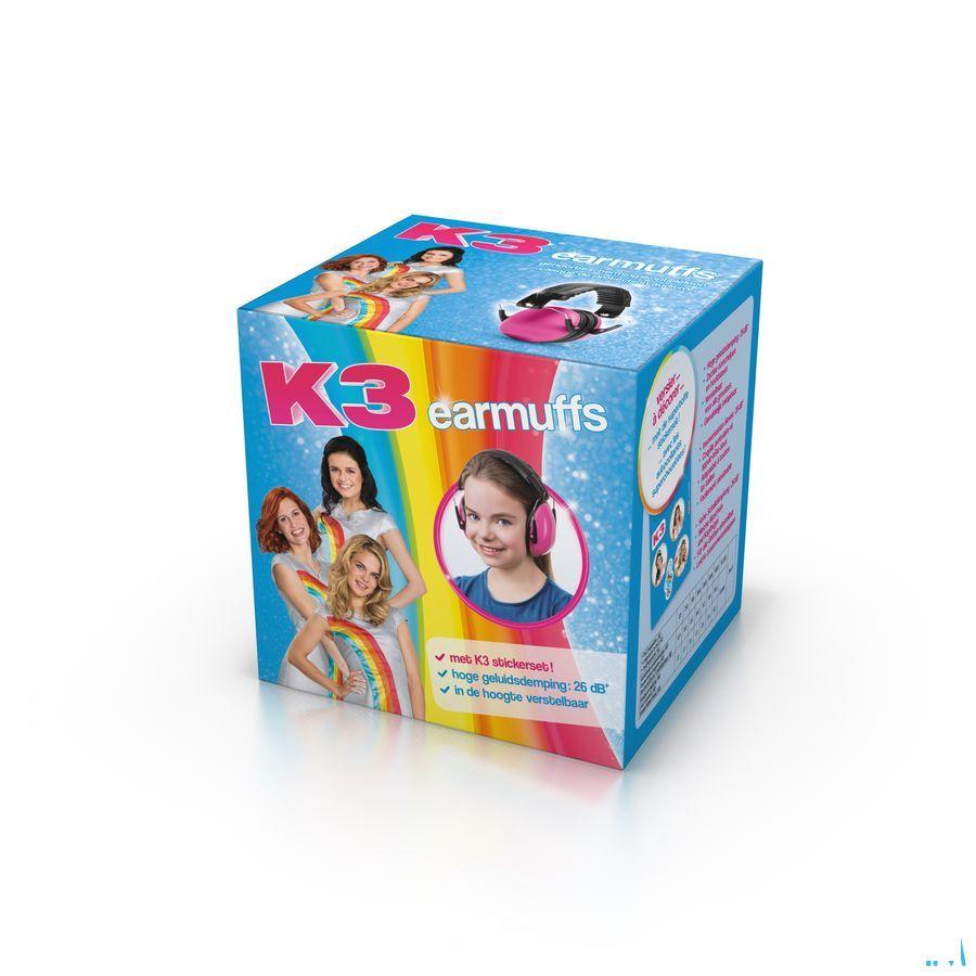 Studio 100 Gehoorbesch. Koptelefoon K3 3-12j Roze  -  Eureka Pharma