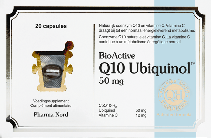 Bioactive Q10 50 mg 20 Capsule  -  Pharma Nord