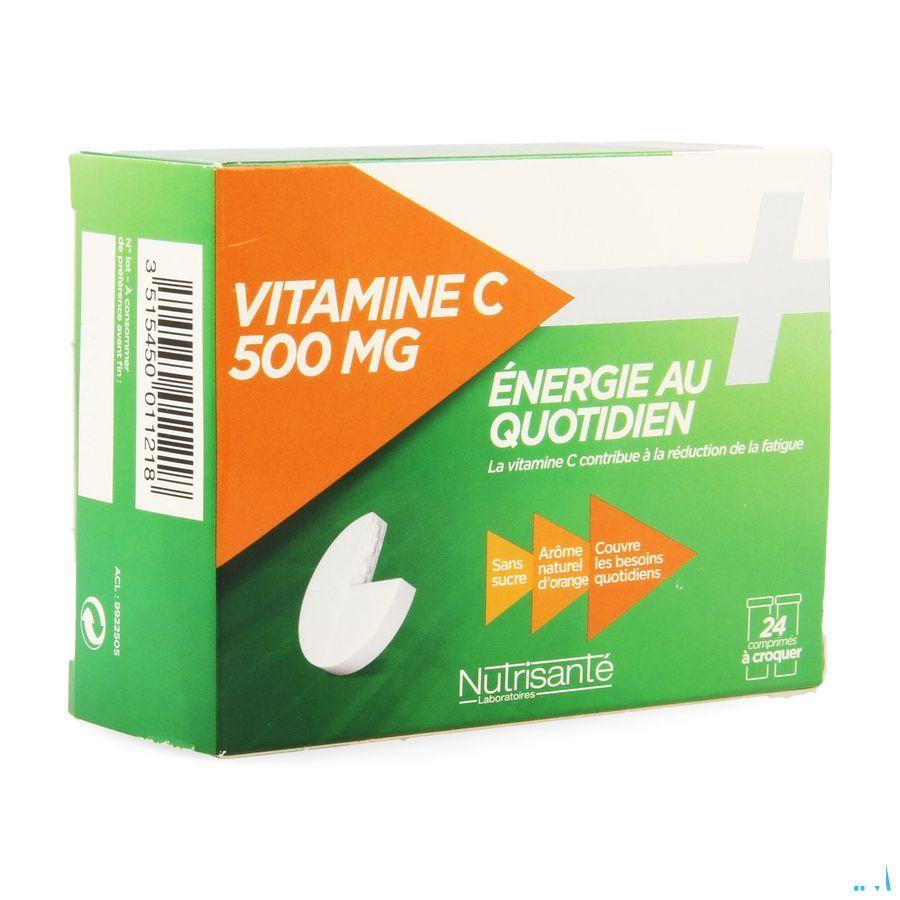 Vitamine C 500 mg Comprimes A Croquer Tube 2x12  -  Nutrisante