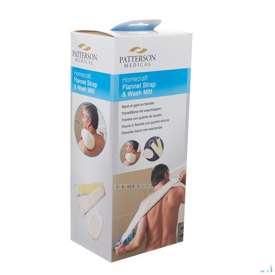 Handdoek Met Handvatten + bijhorend Washandje 