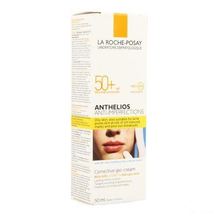 Anthelios Anti imperfections Corrig. Gel-creme 50 ml  -  La Roche-Posay