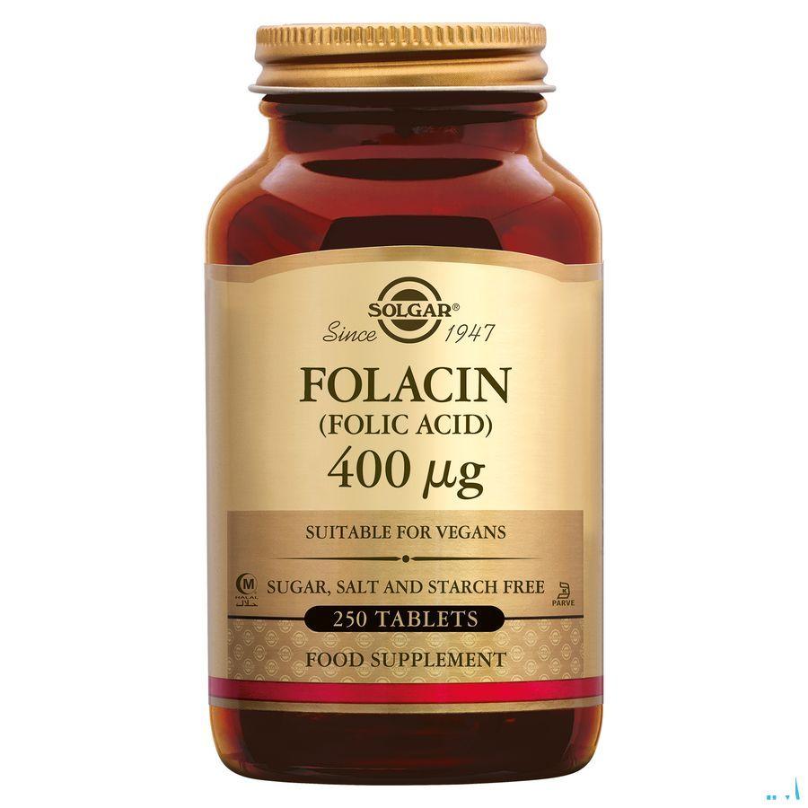 Solgar Folacin (Foliumzuur) Comp 250X400Mcg  -  Solgar Vitamins