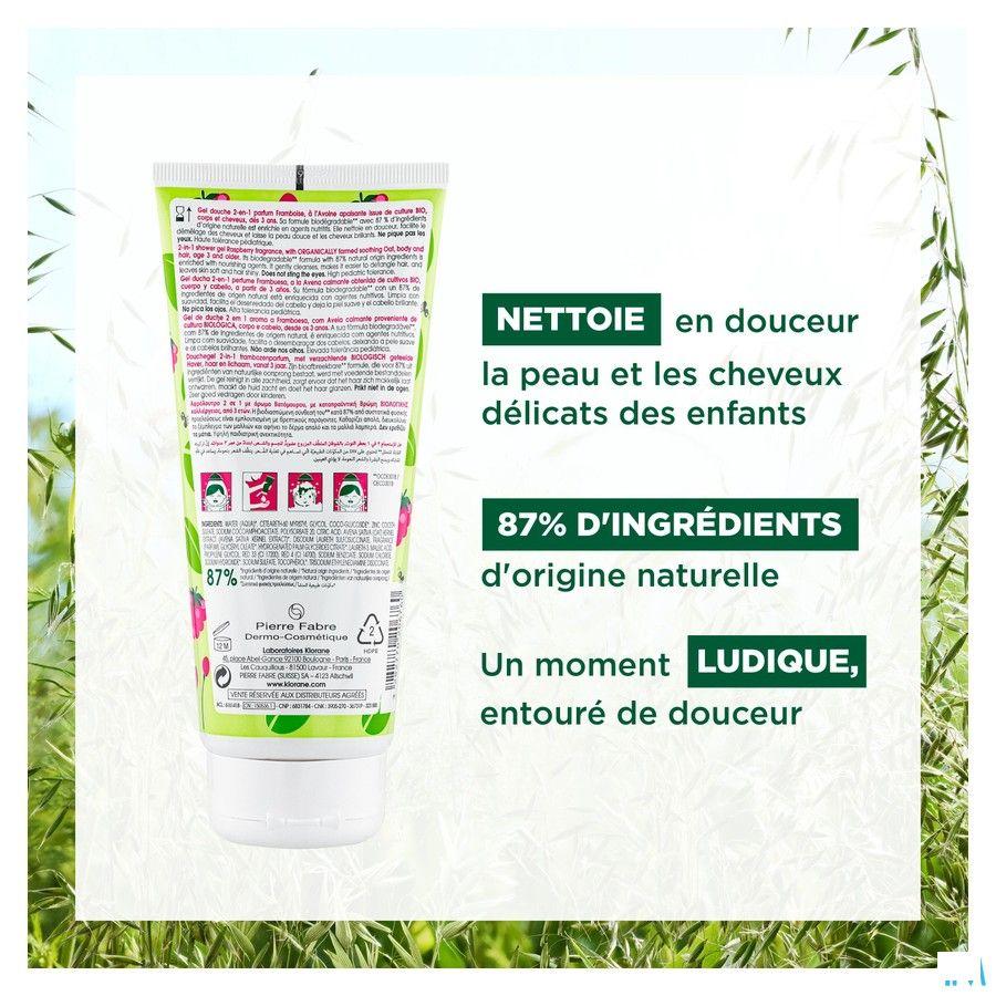 Klorane Petit Junior Gel Douche Framboise 200 ml