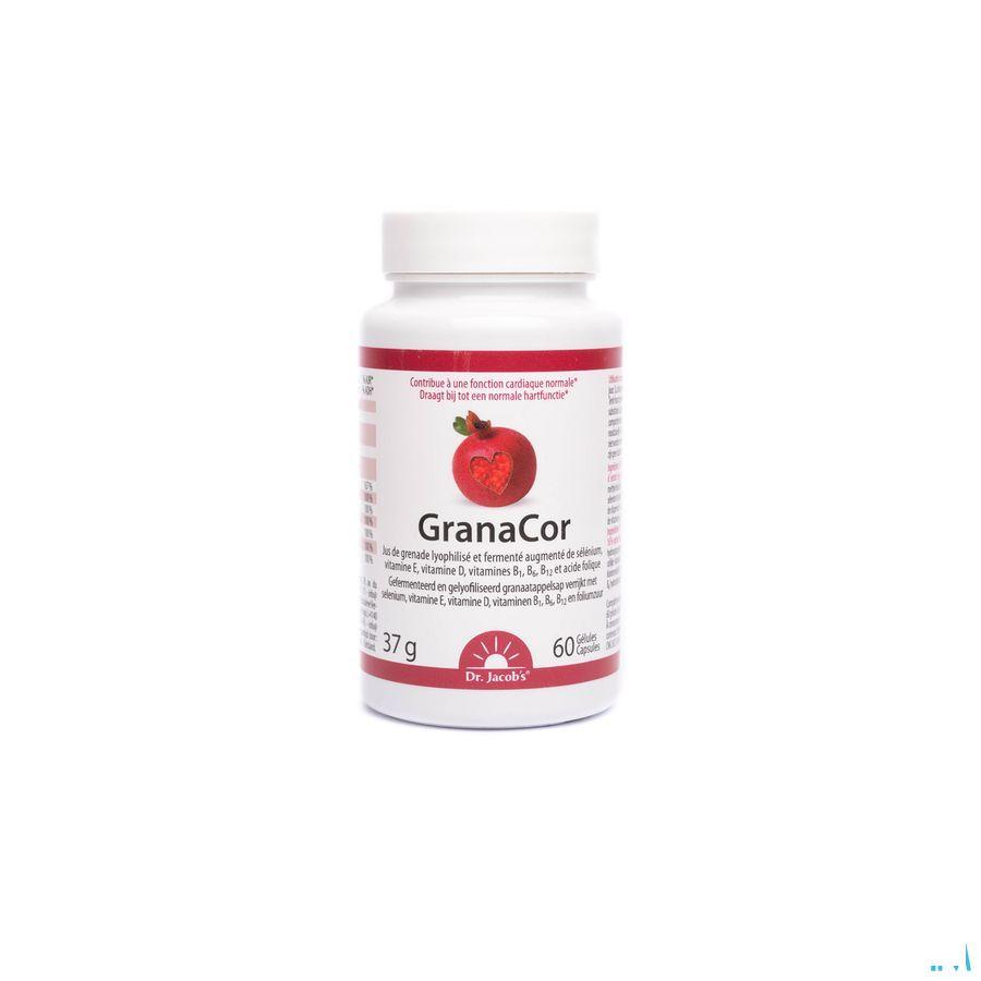 Granacor Jus Grenade + Vit + Acide Folique Capsule 60  -  Natura Medicatrix
