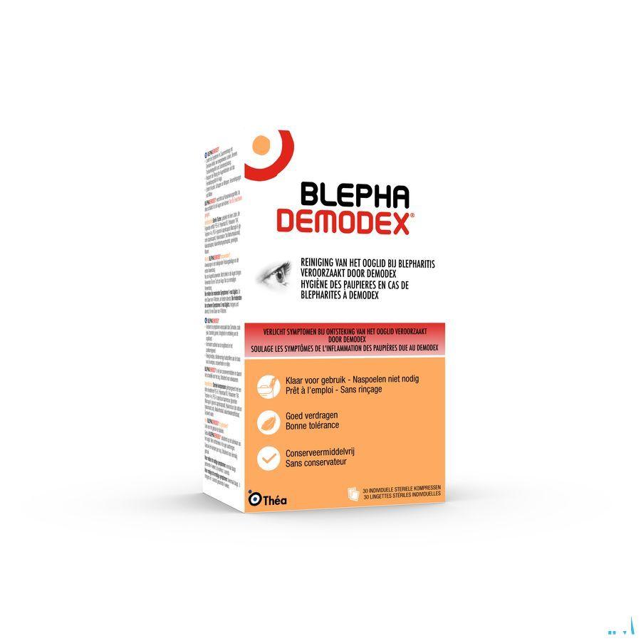 Blephademodex Compresse Nettoyante Yeux 30 