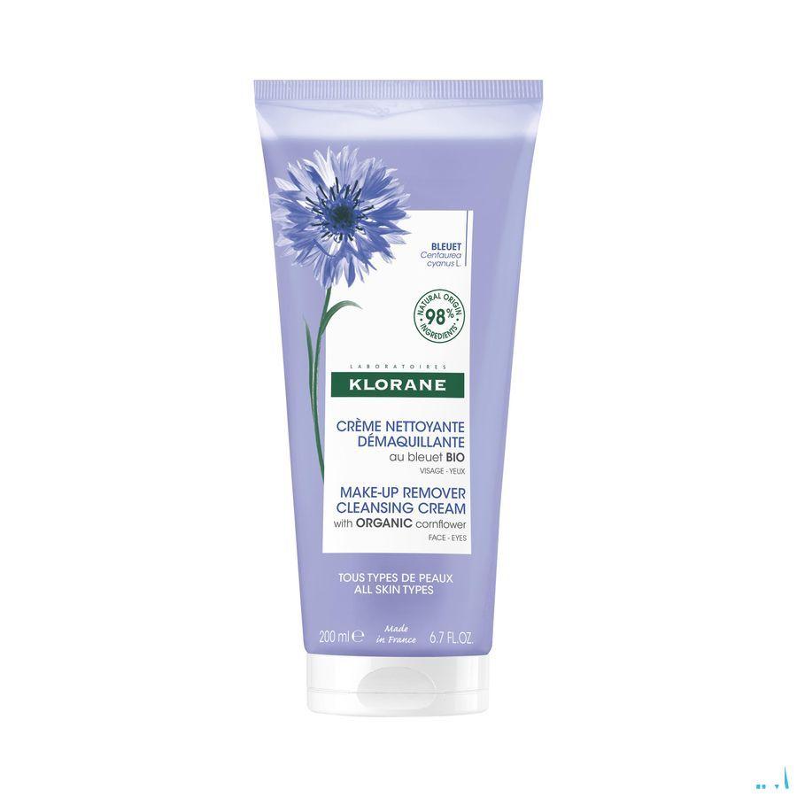 Klorane Visage Creme Nett Demaq Bleuet Bio 200 ml