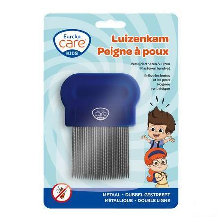 Eureka Care Luizenkam Metaal Dubbel Gestreept  -  Eureka Pharma